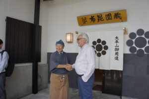 ８月２９日、世界最高峰シェフ、アラン・デュカス氏弊社「昆布蔵」へお見えになりました。