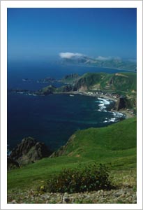 礼文島遠景